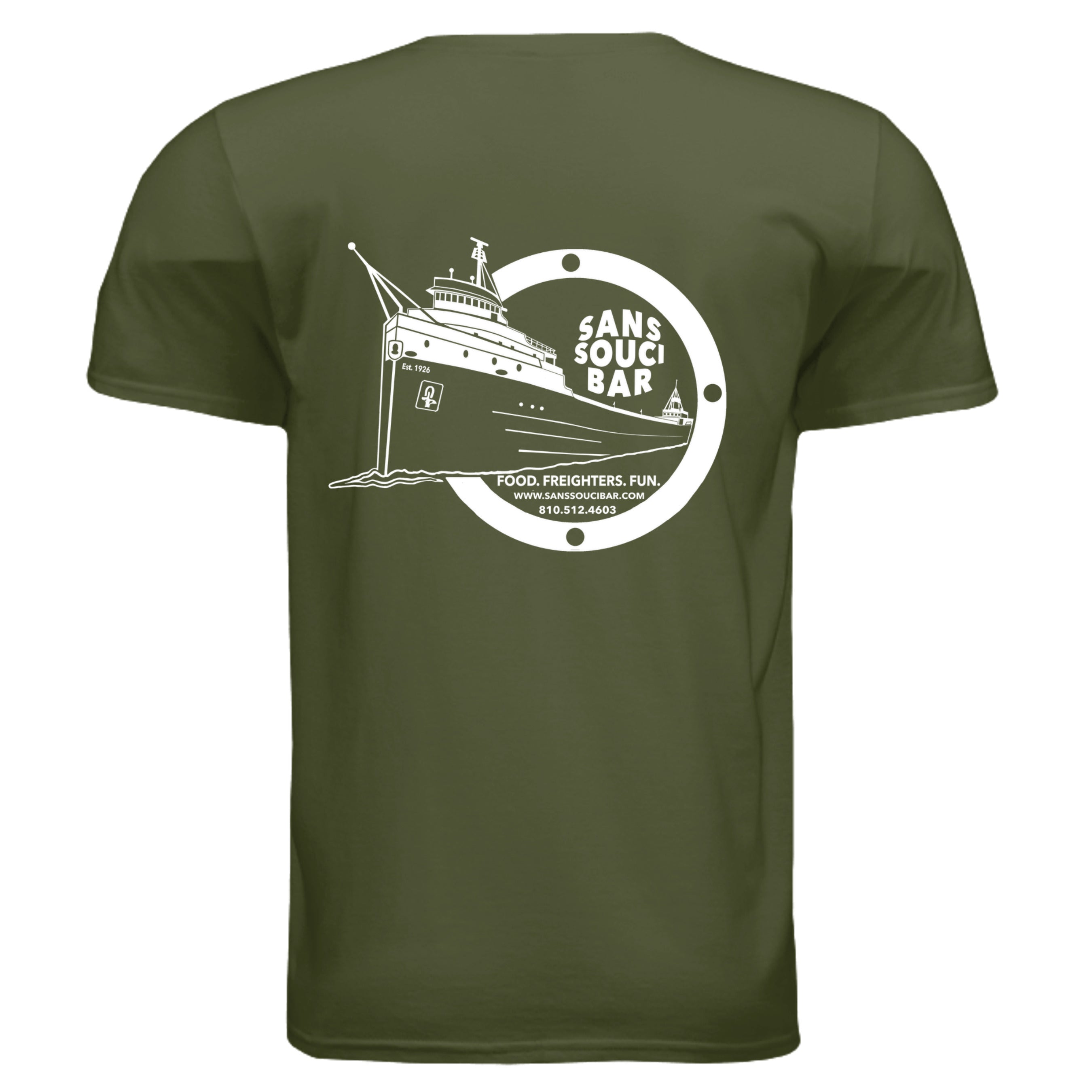 MILITARY GREEN - G640 - BACK