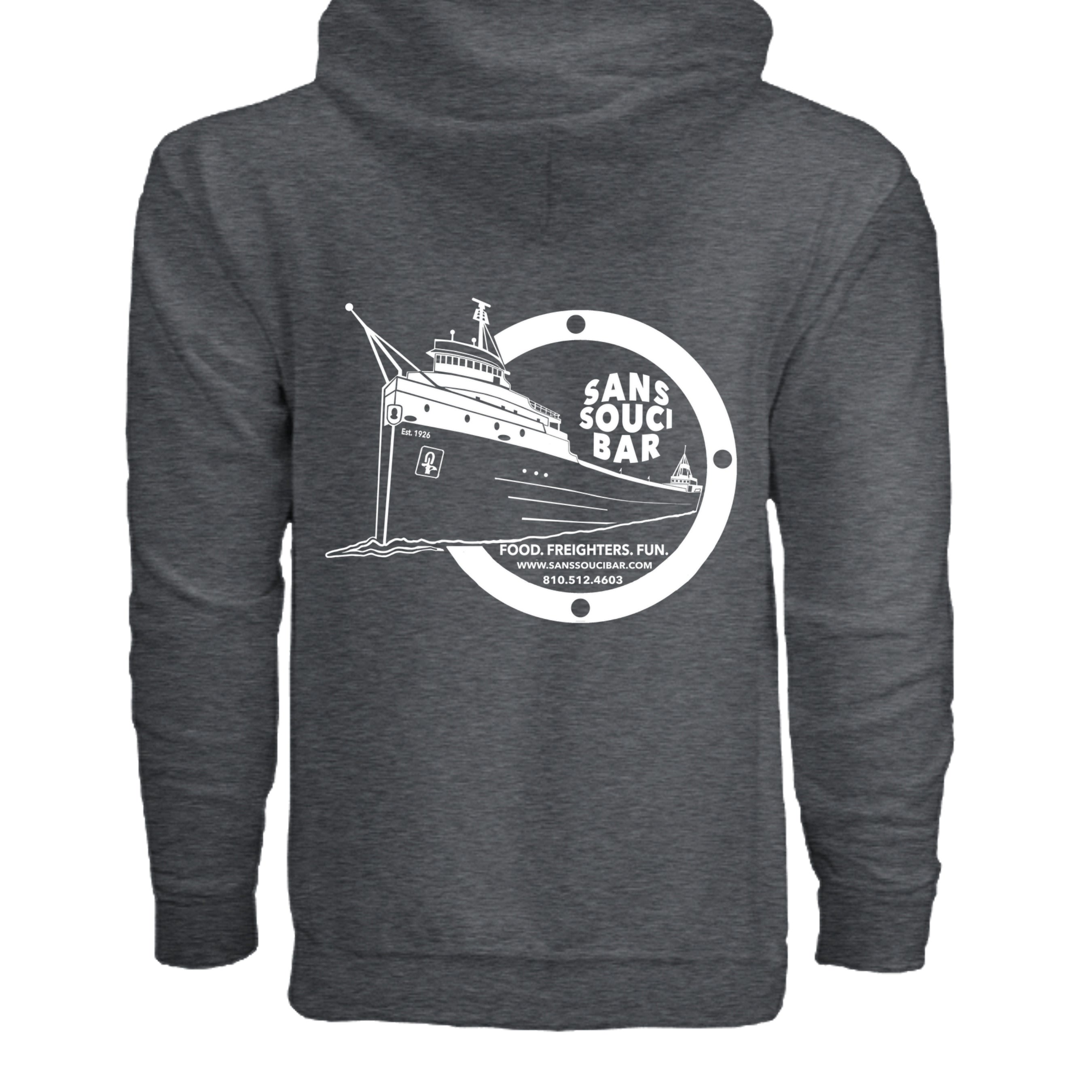 DARK HEATHER - G186 - BACK