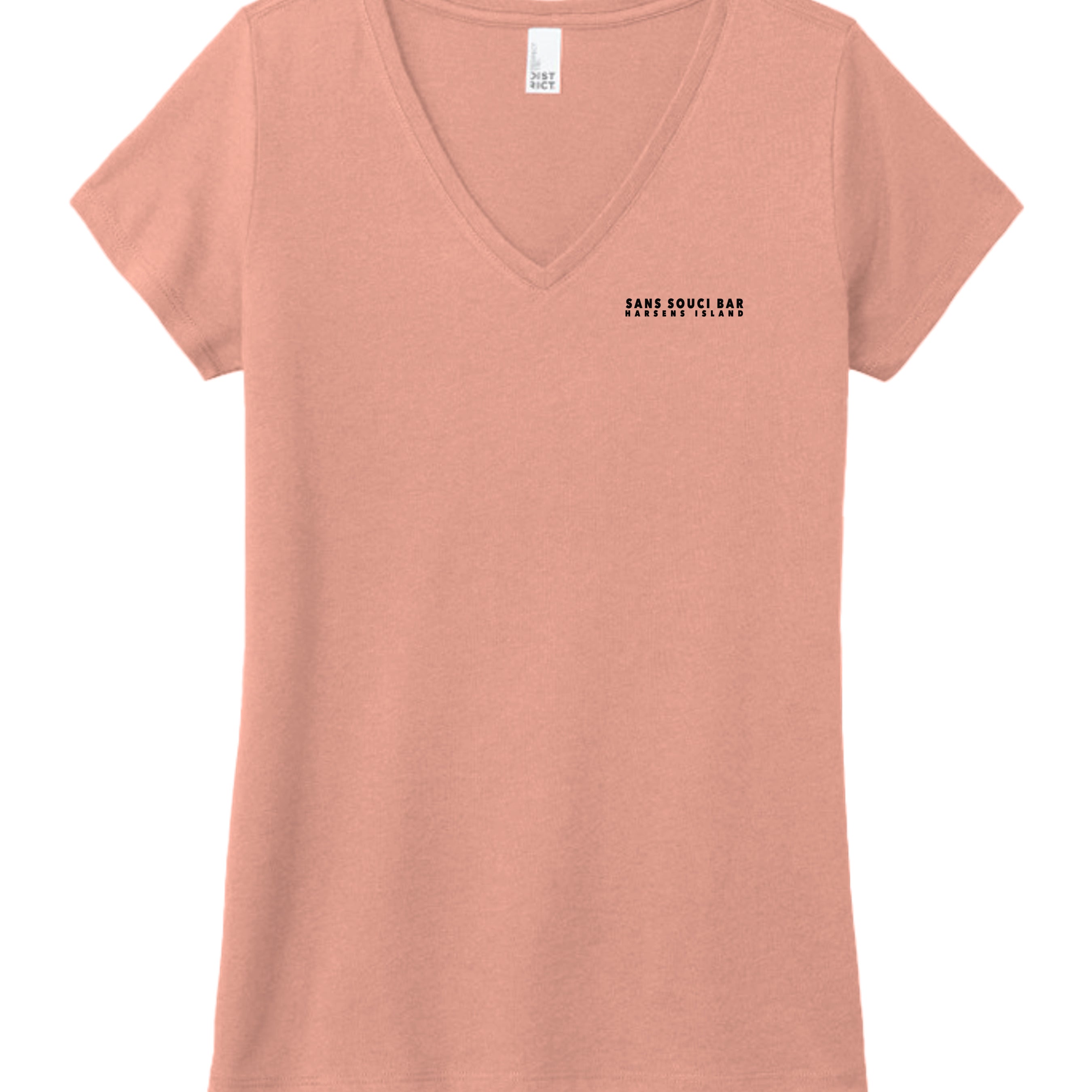 Heathered Dusty Peach - DM1350L - FRONT