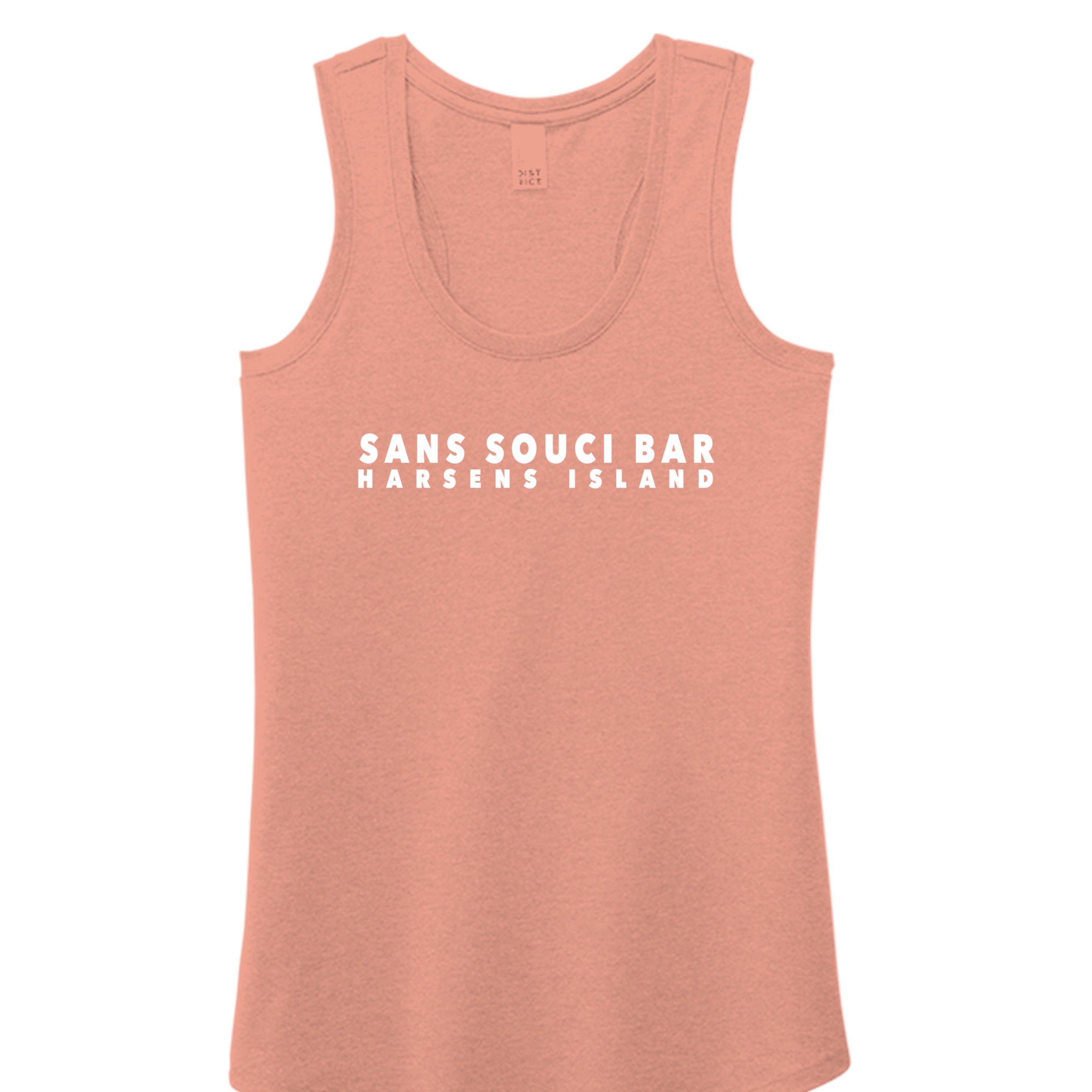 Heathered Dusty Peach - DM138L - FRONT