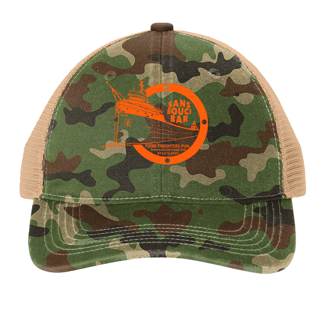 Military Camo/ Khaki - C600 - FRONT
